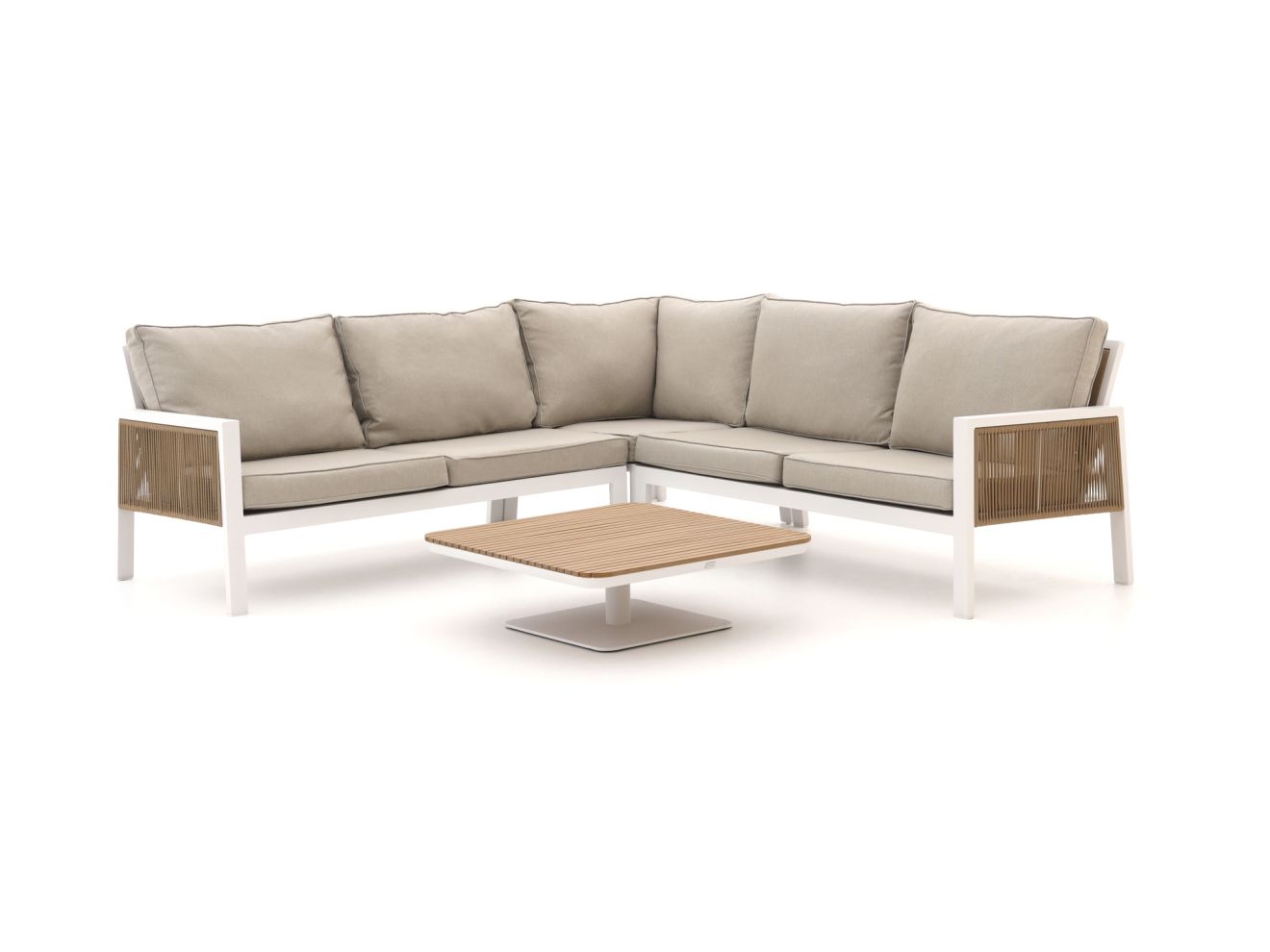 Manifesto Alzano/San Lupo Ecklounge-Set 4-teilig Weiß  Rabatt: 44 %