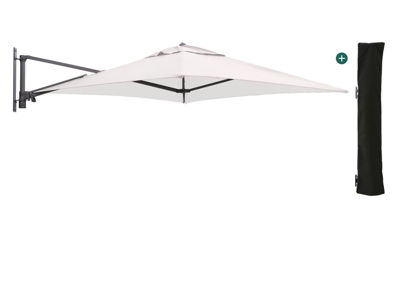 Shadowline Wandsonnenschirm 200x200 cm
