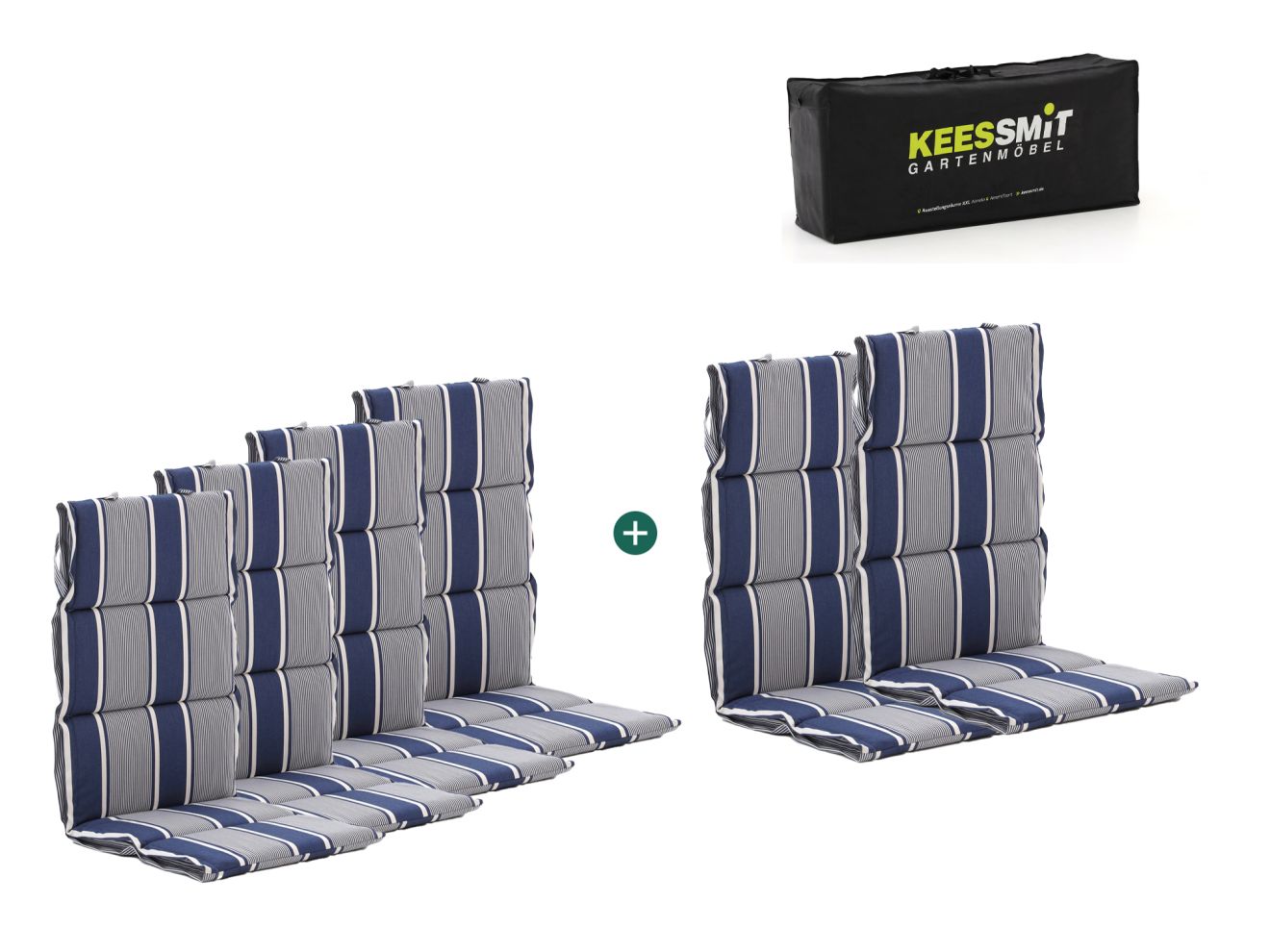 Madison Fiber Hochleher Auflagen Set von 6 Grau  Rabatt: 37 %