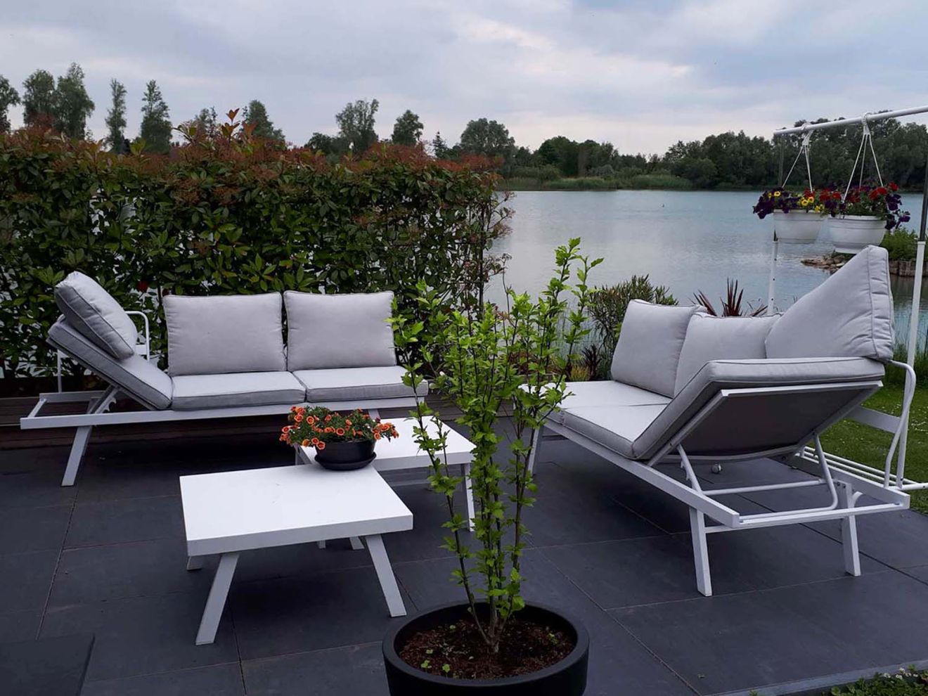 Forza Vadena Lounge-Set 2-teilig verstel...