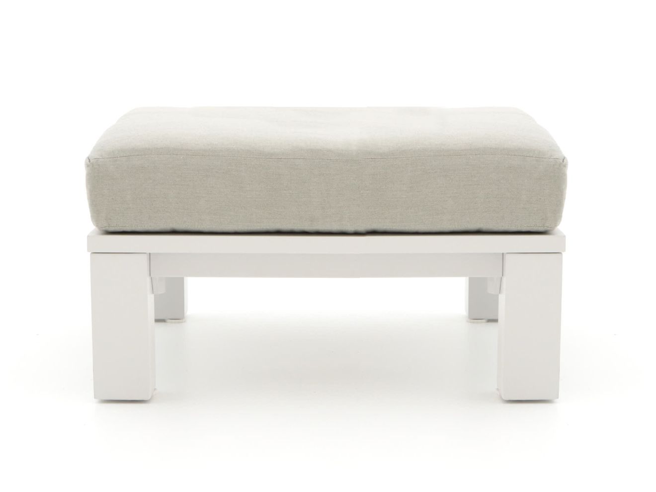 Bellagio Campazzo Gartenhocker 85x85x30 cm Weiß  Rabatt: 27 %