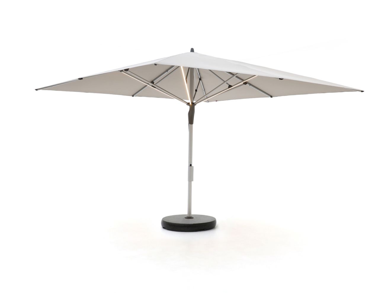 Glatz Fortello LED Sonnenschirm 400x400 cm