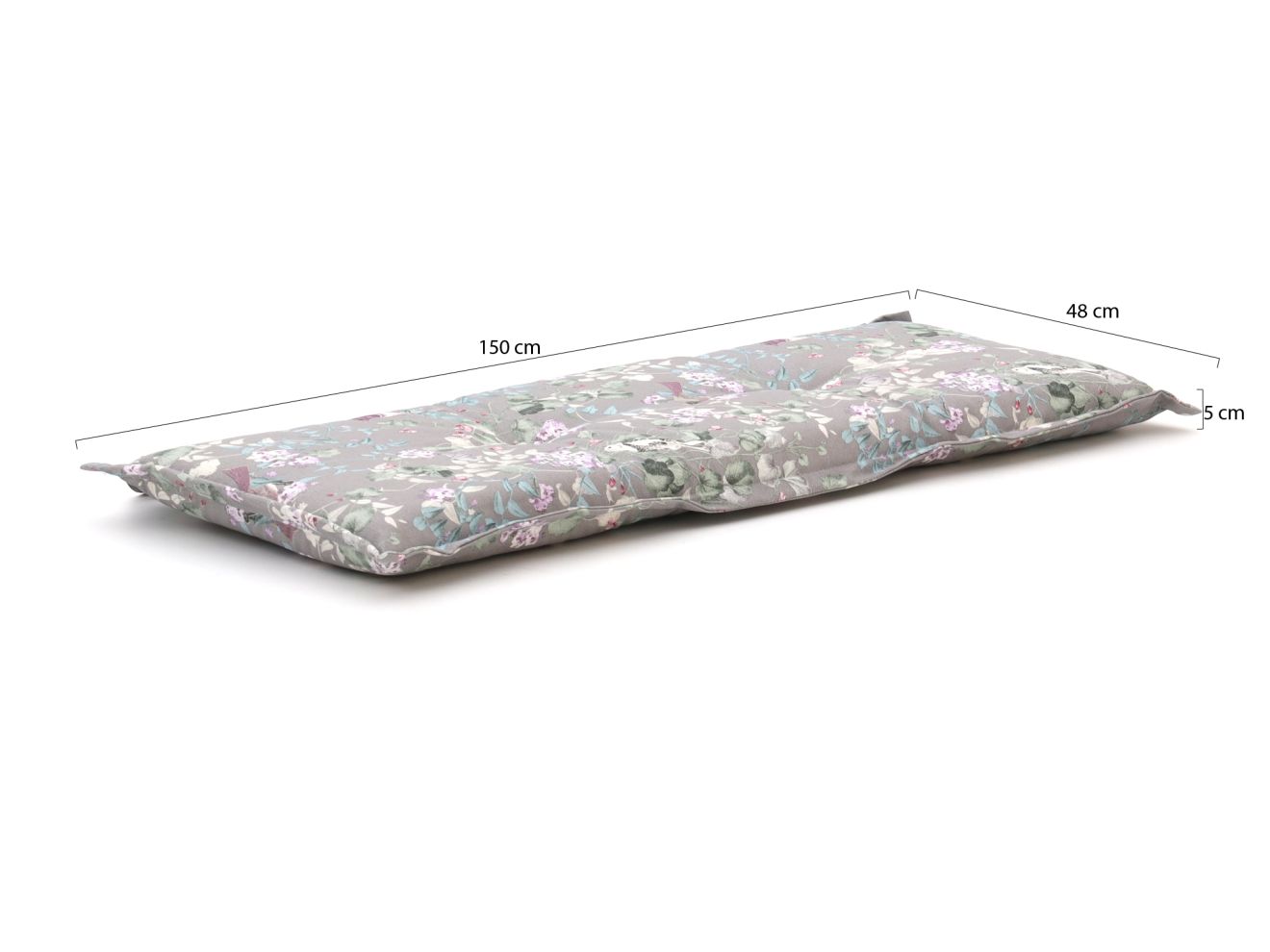 Madison Gartenbank Auflage 150x48  cm Grau 150x48cm Rabatt: 19 %