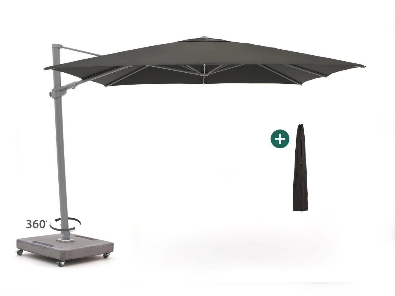 Shadowline Austin  Ampelschirm 300x300 cm günstig online kaufen