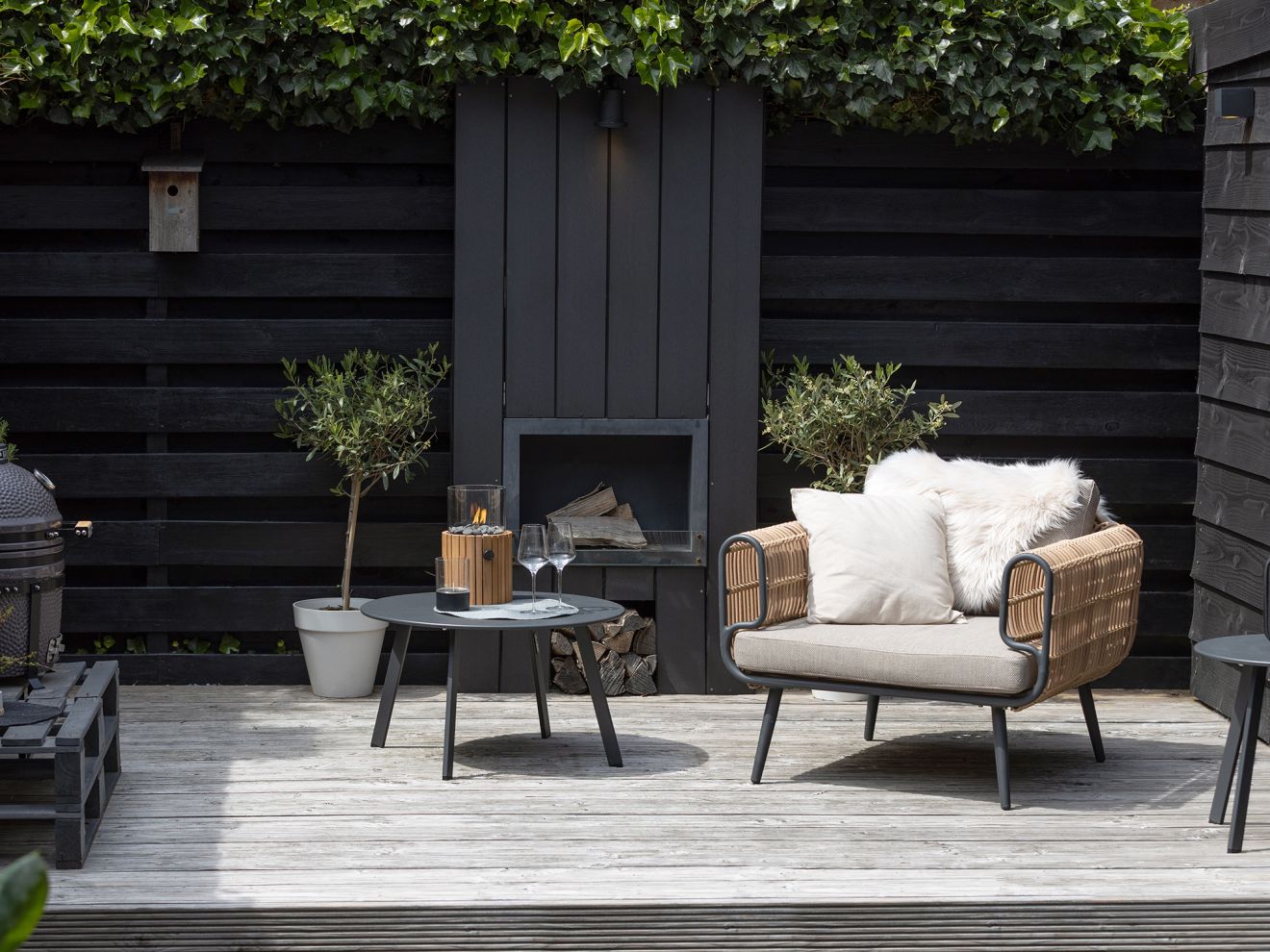 Manifesto Bovezzo Beistelltisch Outdoor ø 70 cm (h: 40 cm) Grau 70cm Rabatt: 20 %