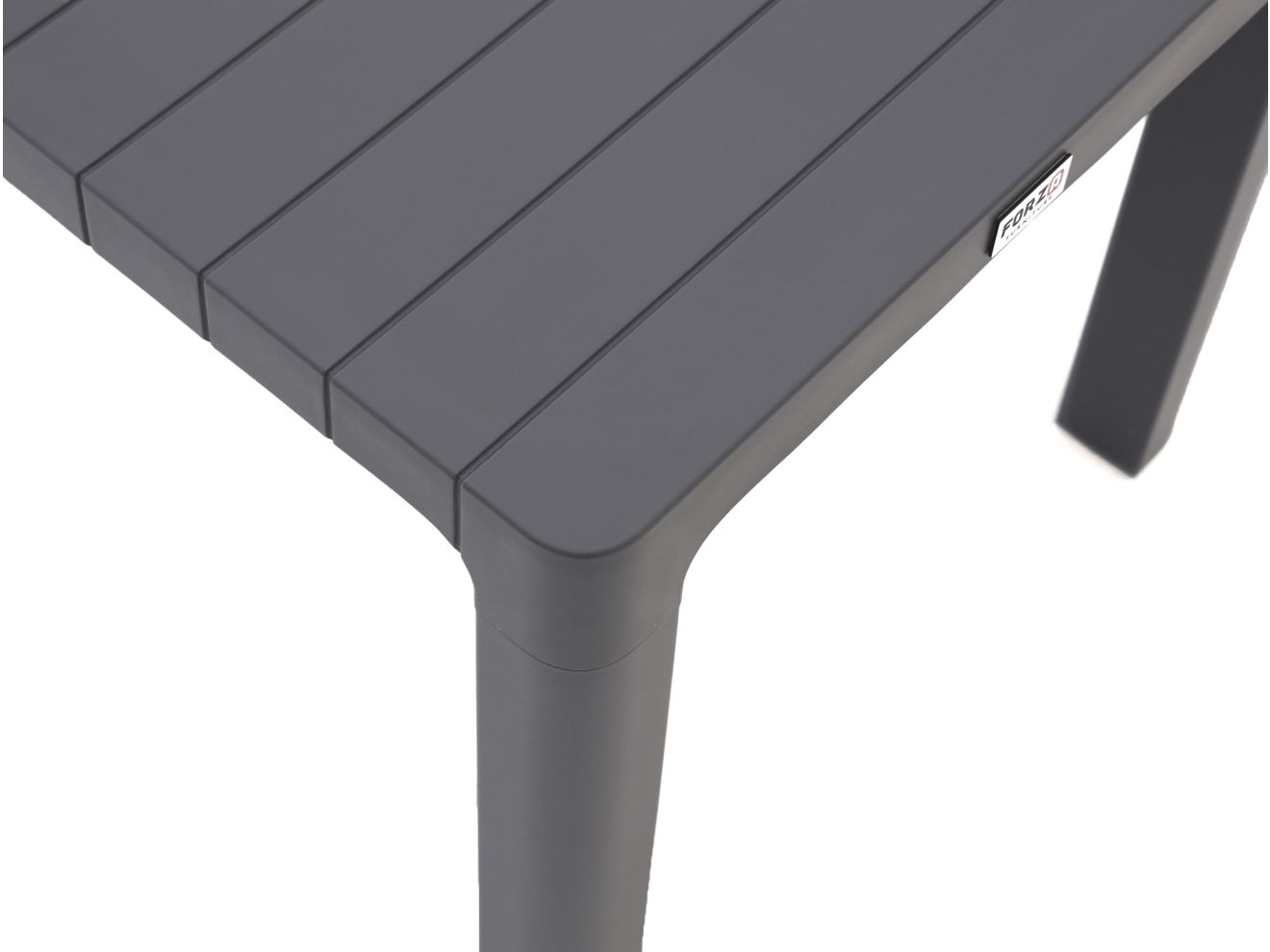 Forza Russi Beistelltisch Outdoor 45x45x40 cm Grau