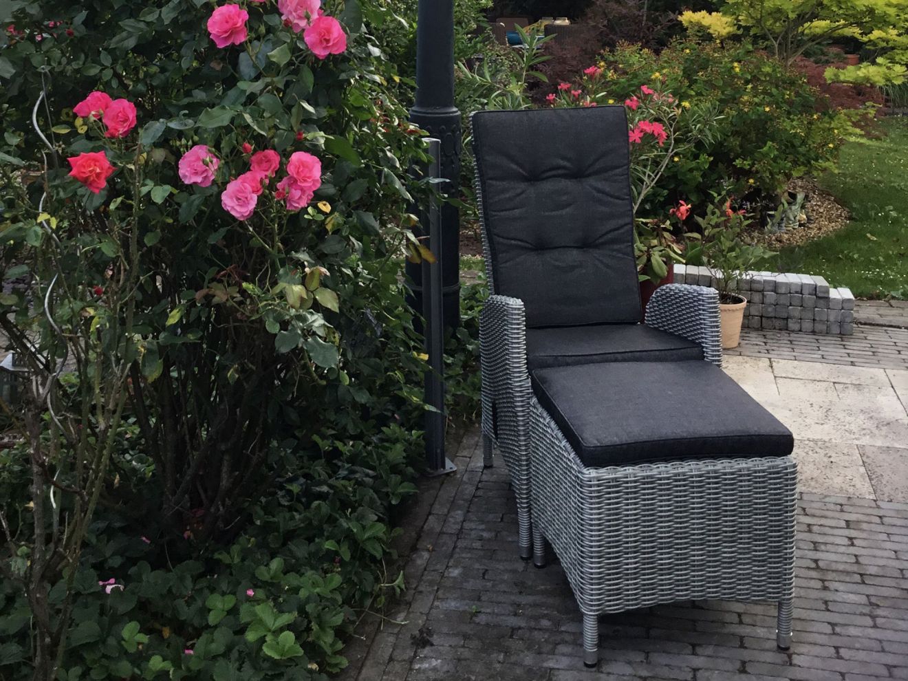 Intenso Fabrizi Gartenstuhl Hochlehner m...