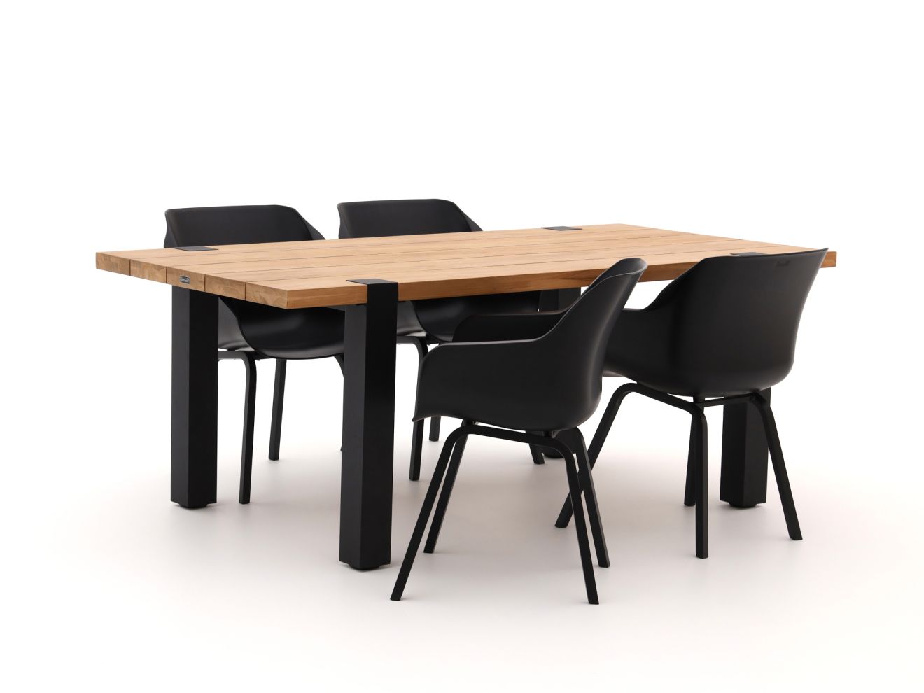 Hartman Sophie Element/Esmee 200 cm Gartenmöbel-Set 5-teilig Schwarz  Rabatt: 24 %