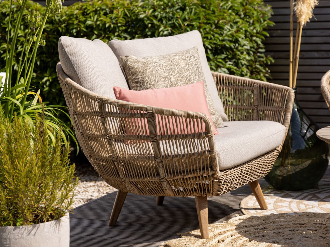 Intenso Stila Gartensessel Taupe  Rabatt: 13 %