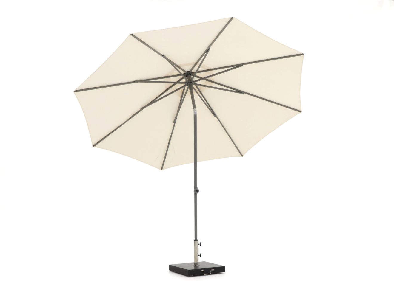 Shadowline Push-up Sonnenschirm ø 300 cm Weiß 300cm Rabatt: 17 %