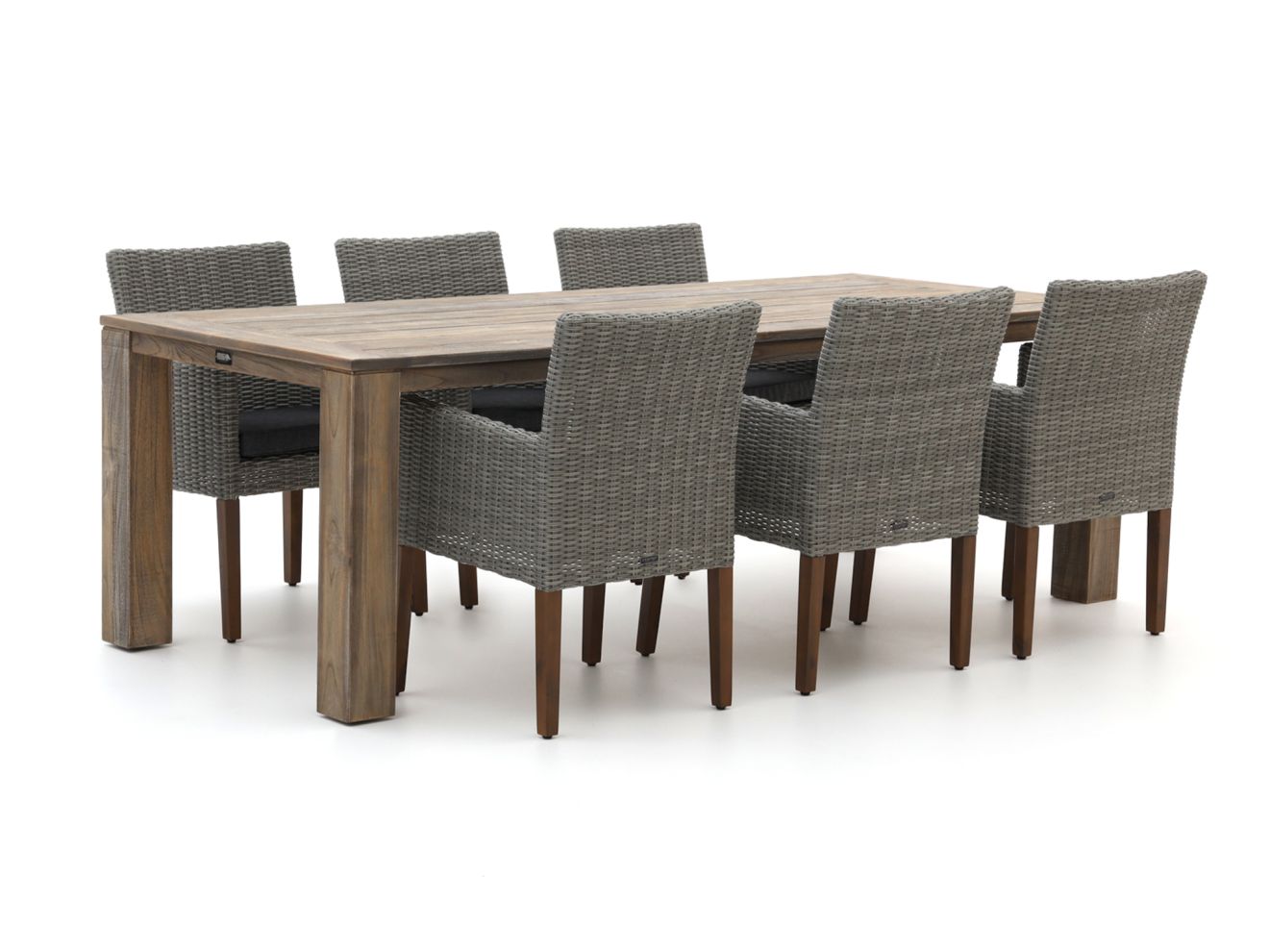 Intenso Lesa/ROUGH-X 240 cm Gartenmöbel-Set 7-teilig