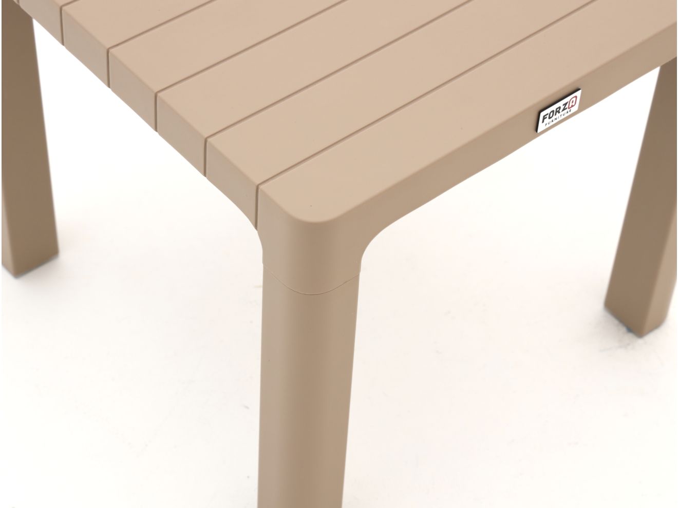 Forza Russi Beistelltisch Outdoor 45x45x40 cm Taupe