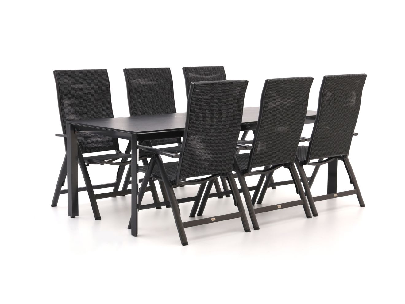 Bellagio Avio/Sestino 220 cm Gartenmöbel-Set 7-Teilig verstelbaar günstig online kaufen