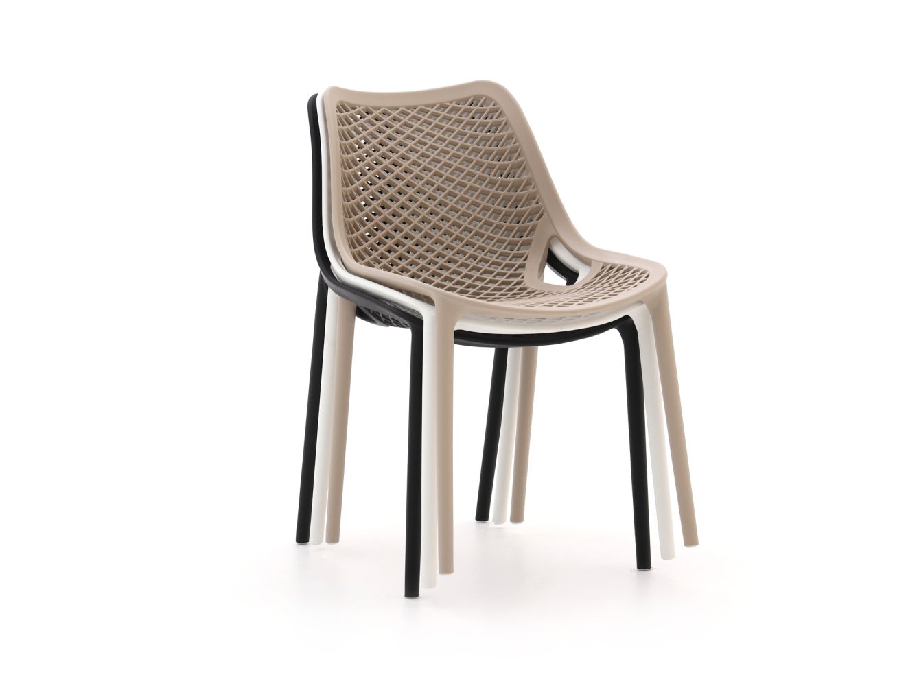 Forza Ripi Gartenstuhl stapelbar Taupe  Rabatt: 21 %