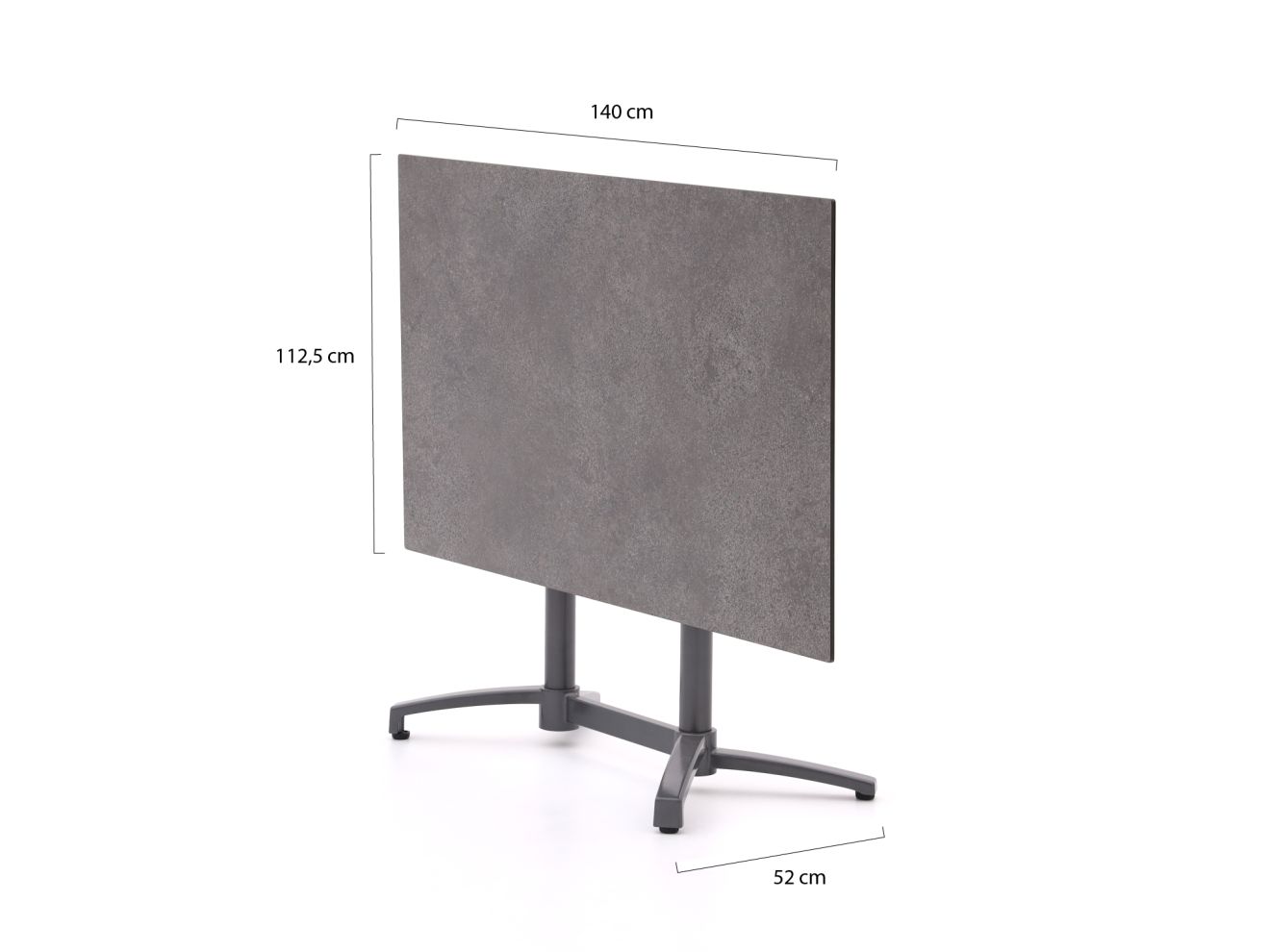 Bellagio Canzo Gartentisch klappbar 140x...