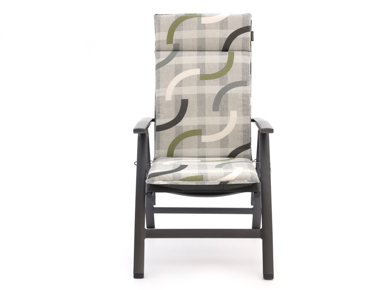 Madison Auflage Hochlehner dünn 125x50cm Grau 125x50cm