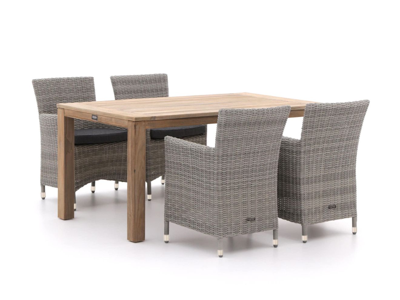 Intenso Borno/ROUGH-S 160 cm Gartenmöbel-Set 5-teilig