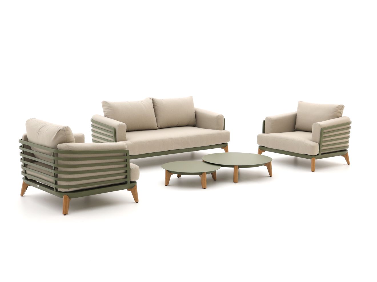 Bellagio Esenta Sessel-Sofa Lounge-Set 5-teilig Grün 0x0cm Rabatt: 18 %