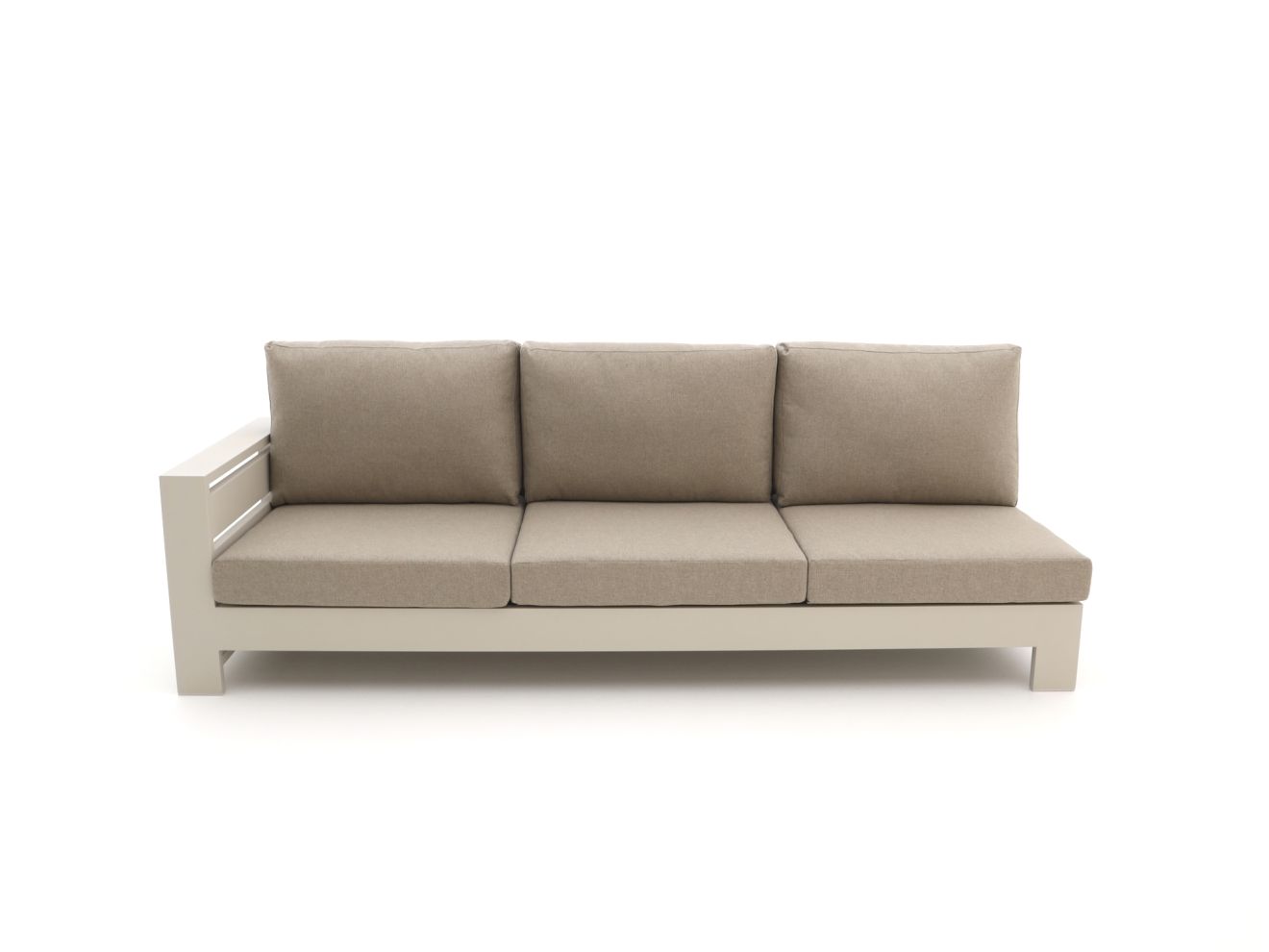 Bellagio Avolo Gartensofa 3-Sitzer rechter Arm 253 cm Taupe 253cm Rabatt: 25 %