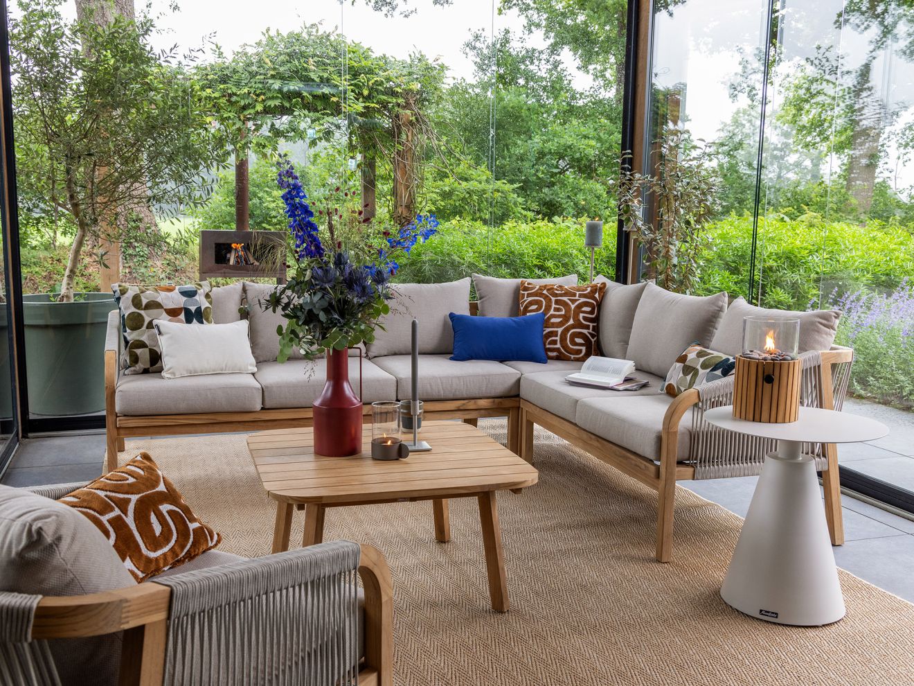 Bellagio Perzano Ecklounge-Set 4-teilig Braun 203x203cm Rabatt: 19 %