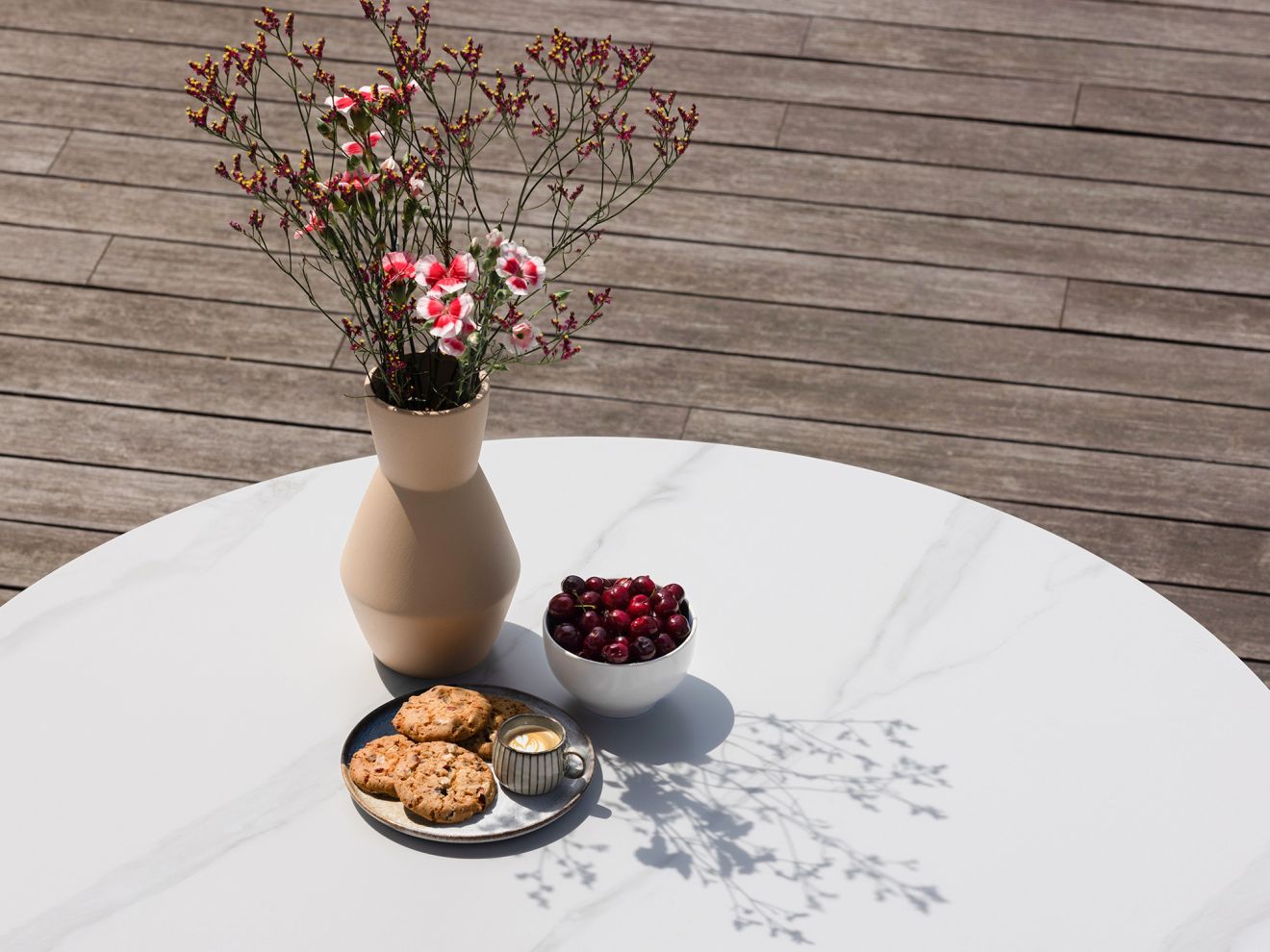 Bellagio Lodola Gartentisch ø 130cm Taupe 130cm Rabatt: 20 %