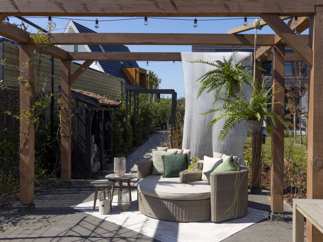 Intenso Venetië Loveseat Gartenhocker 130x70 cm Taupe 130x70cm Rabatt: 20 %