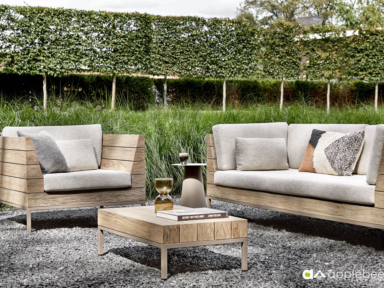 Apple Bee Long Island Gartensessel Braun...