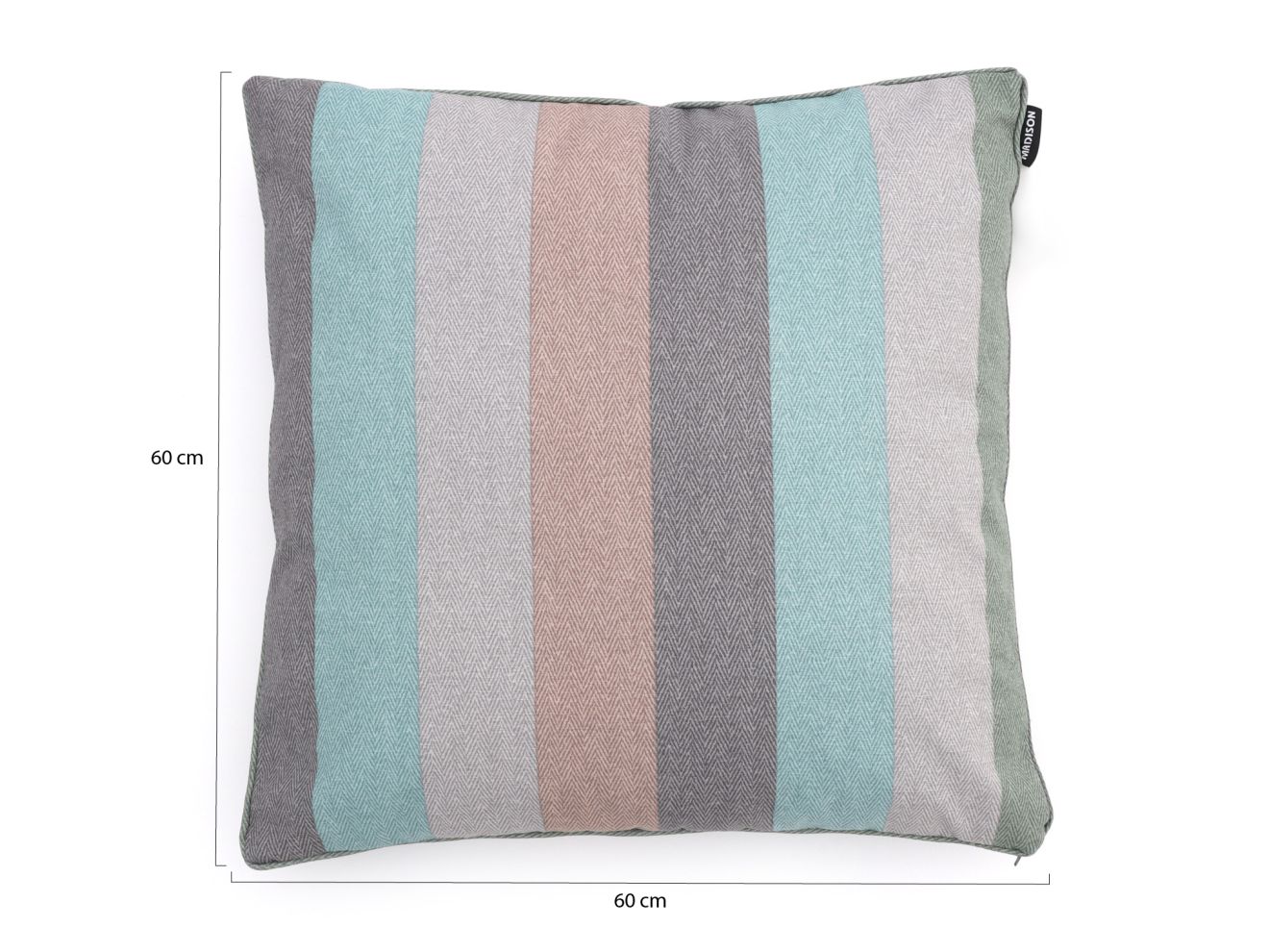 Madison Dekokissen 60x60 cm Grau 60x60cm