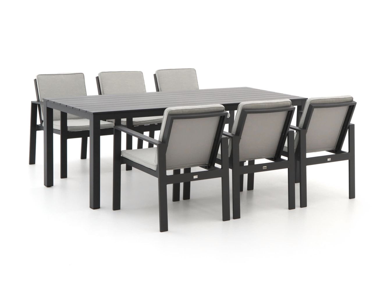 Bellagio Vezzano/Menzano 220 cm Gartenmöbel-Set 7-teilig Grau  Rabatt: 26 %