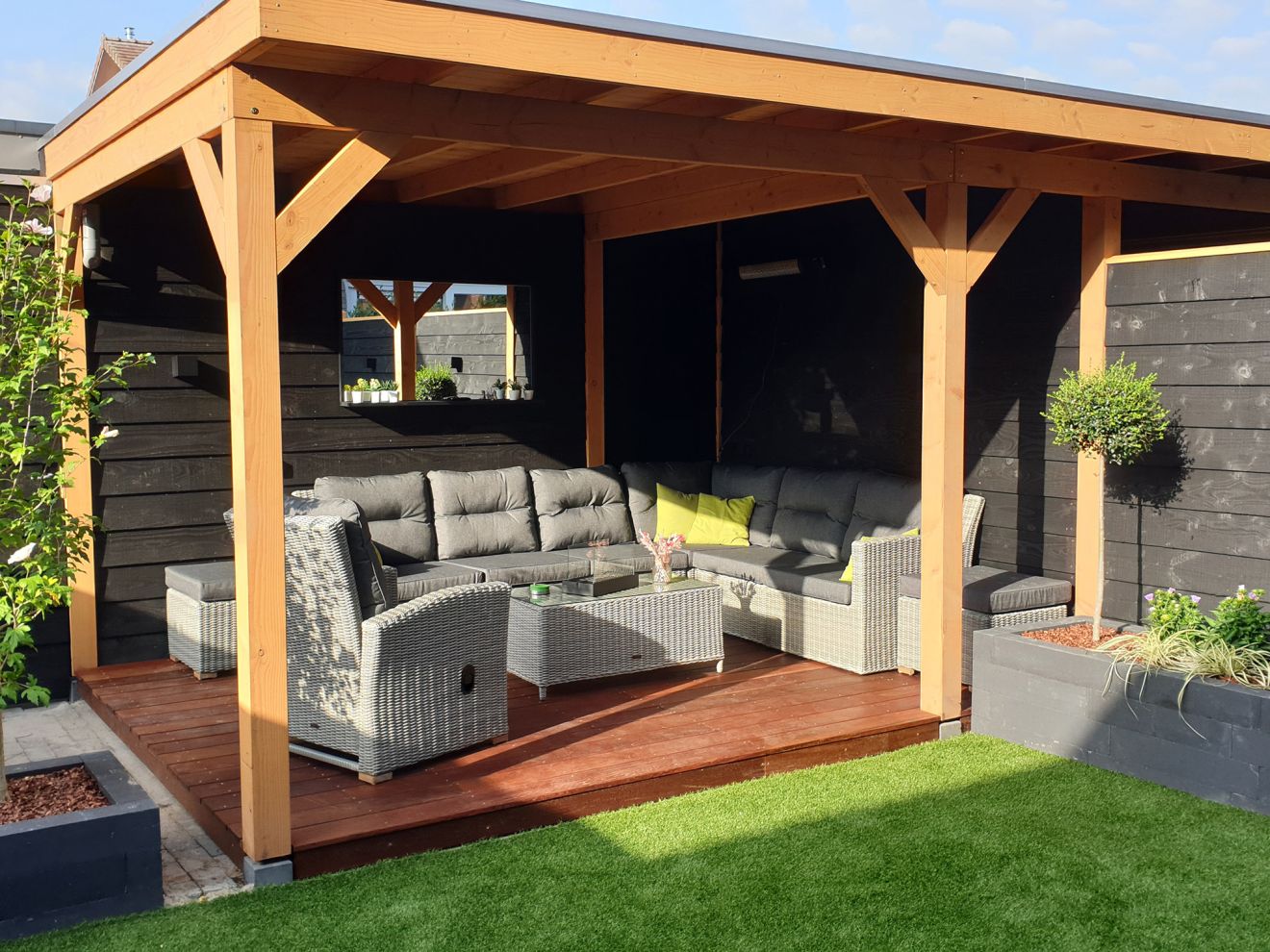 Intenso Mazzano Balkonmöbel-Set Lounge 3-teilig Grau  Rabatt: 19 %