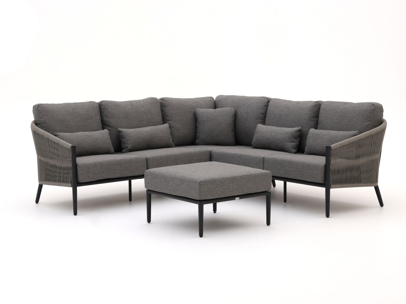 Bellagio Mineo Ecklounge-Set 4-teilig Grau 237.5×237.5cm Rabatt: 20 %