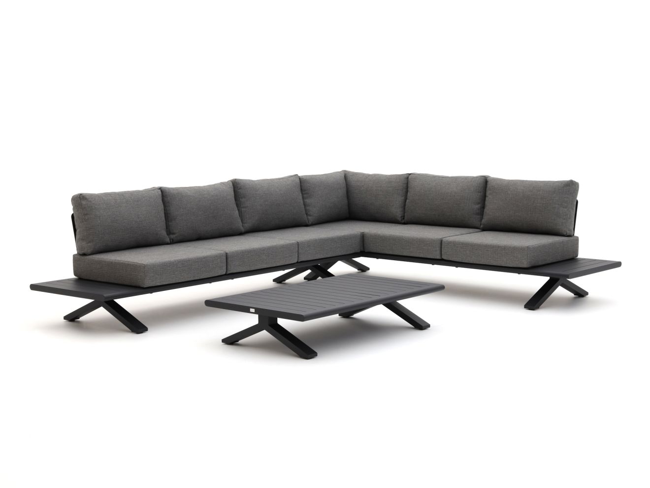 Bellagio La Tomba Ecklounge-Set 6-Sitzer 3-teilig rechts Grau 327x255cm Rabatt: 33 %