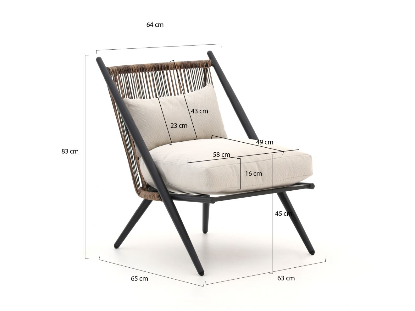 Intenso Brittoli/Bovezzo Balkonmöbel-Set Lounge 3-teilig günstig online kaufen