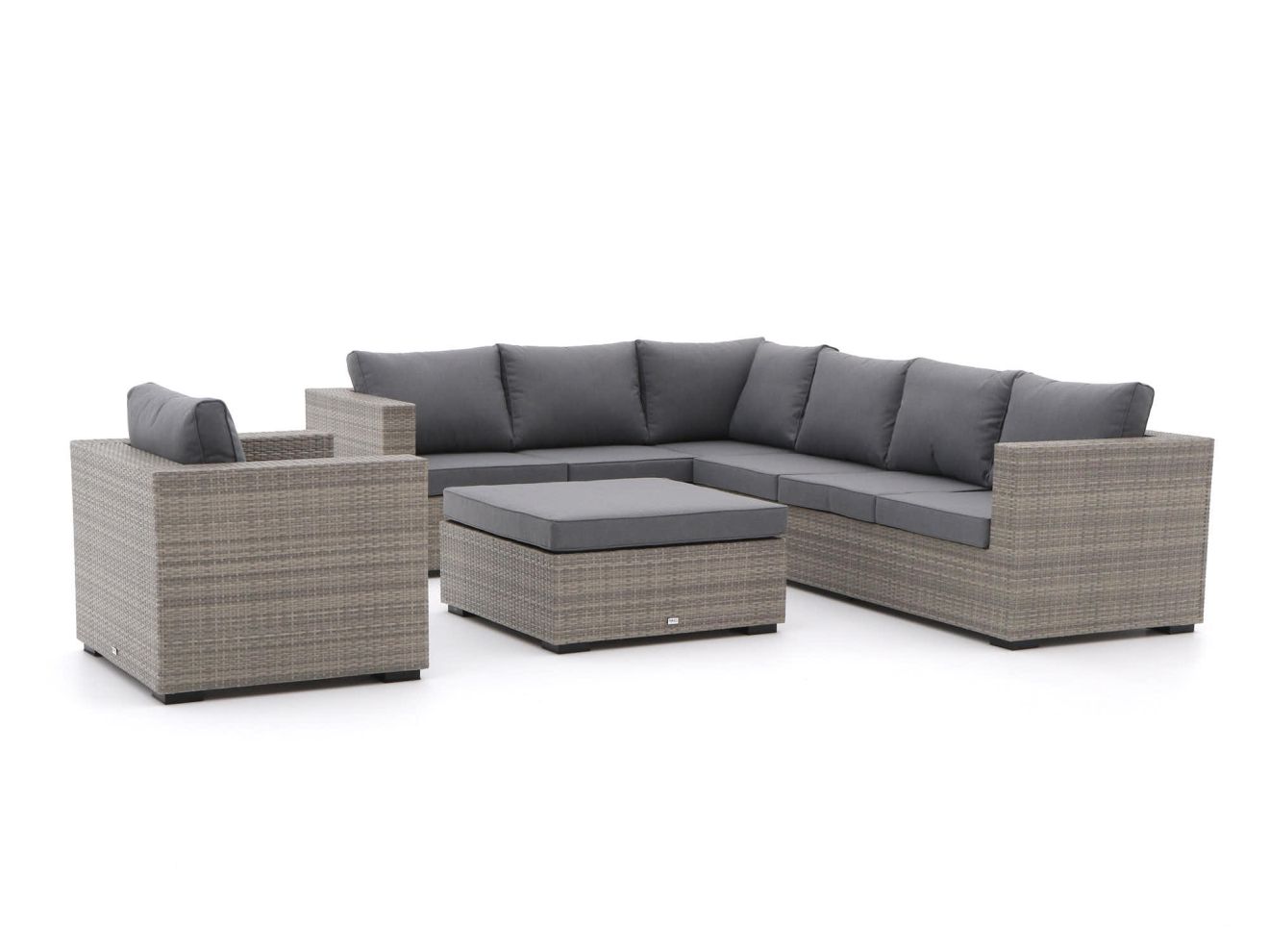 Forza Giotto Ecklounge-Set 4-teilig links Grau 302x230cm Rabatt: 27 %