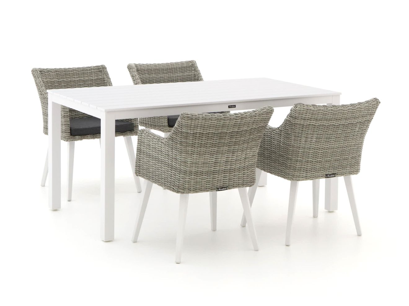 Manifesto Matese/Menzano 160 cm Gartenmöbel-Set 5-teilig günstig online kaufen