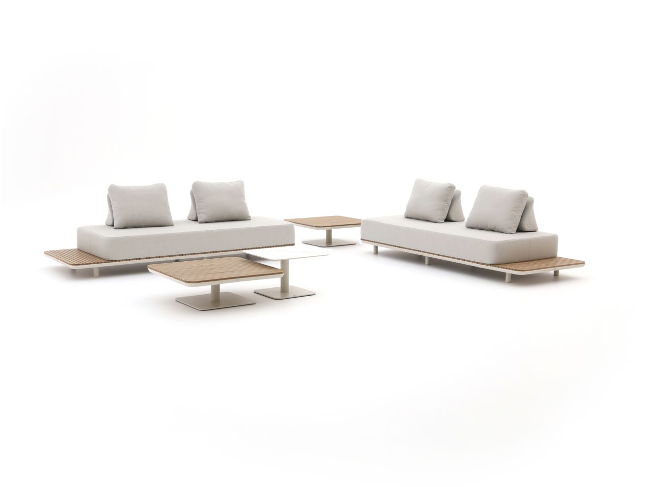 Bellagio San Lupo Ecklounge-Set 5-teilig 4-Sitzer Taupe  Rabatt: 20 %