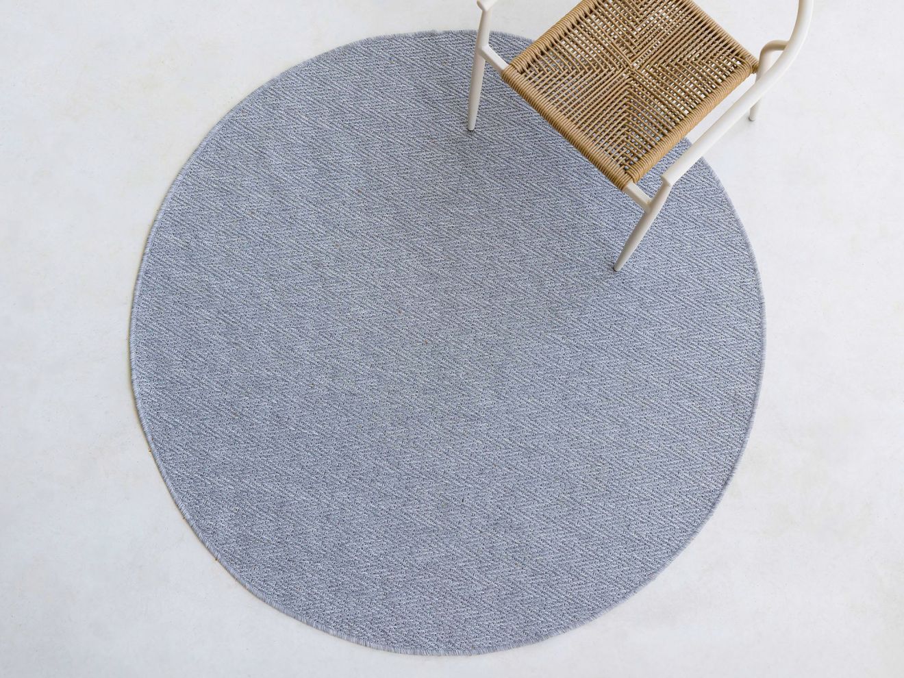 Bolonia Outdoor Teppich ø 120 cm Grau 120cm Rabatt: 15 %