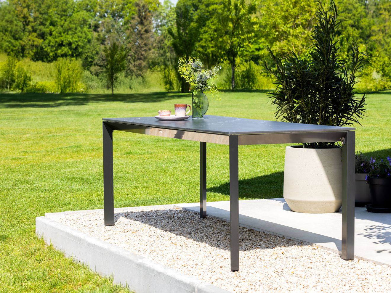 Bellagio Avio/Sestino 160 cm Gartenmöbel-Set 5-teilig stapelbar Grau Rabatt: 21 % Bellagio Avio/Sestino 160 cm Gartenmöbel-Set 5-teilig stapelbar Grau Rabatt: 21 %