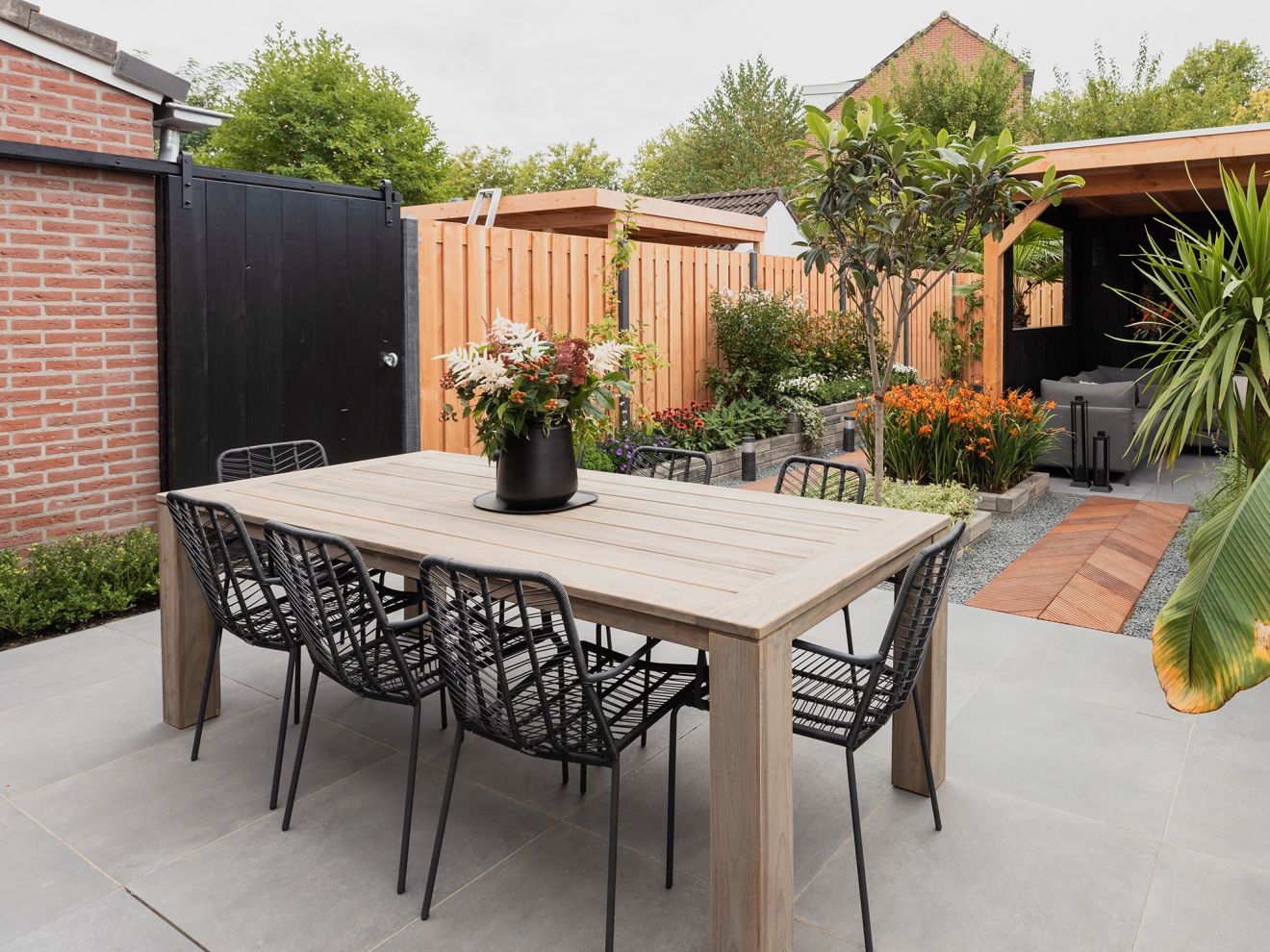 Intenso Milano/ROUGH-X 200 cm Gartenmöbel-Set 5-teilig Braun  Rabatt: 30 %