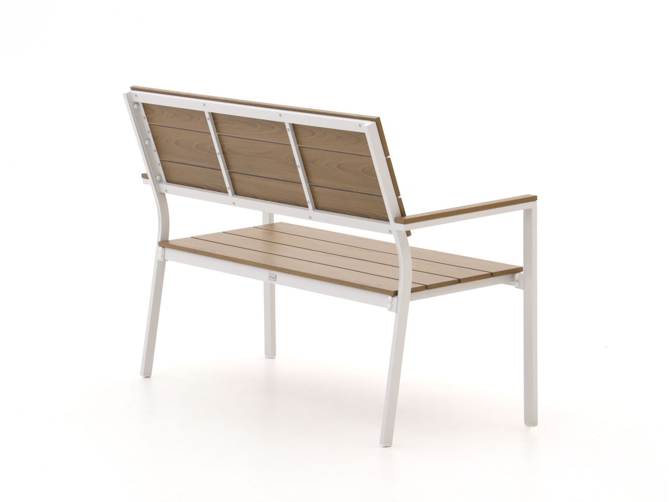 Bellagio Fidenza Gartenbank 128 cm Weiß...