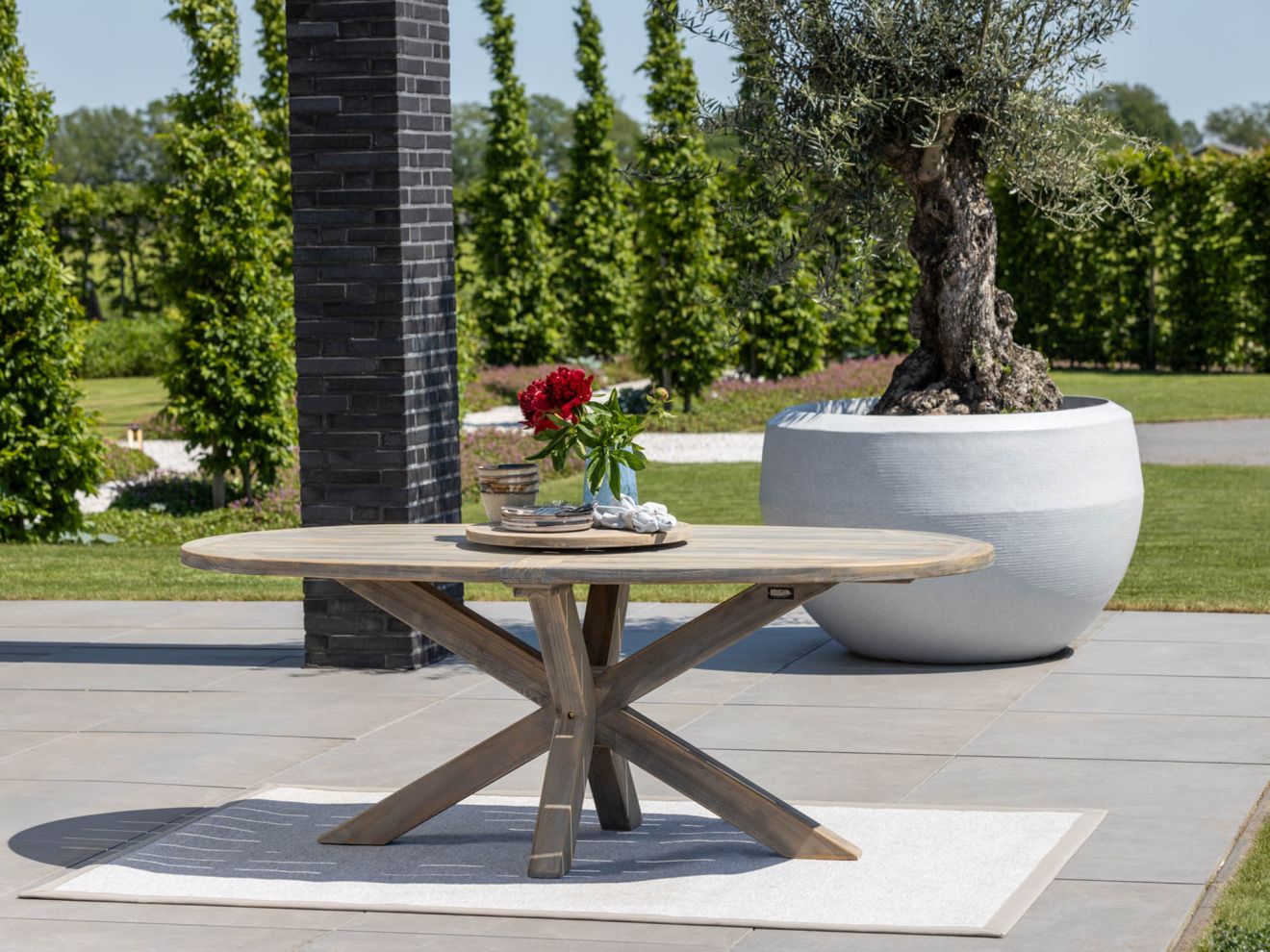 Intenso Tropea/ROUGH-Y Ellips 200 cm Gartenmöbel-Set 7-teilig Braun Rabatt: 35 % Intenso Tropea/ROUGH-Y Ellips 200 cm Gartenmöbel-Set 7-teilig Braun Rabatt: 35 %