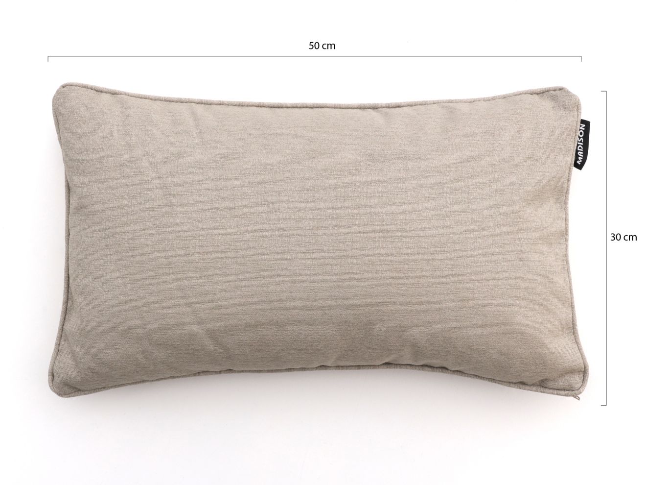 Madison Lendekissen 50x30 cm Taupe 50x30cm