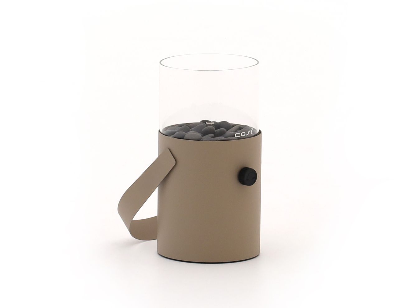 Cosiscoop Original Tischkamin ø 16 cm (h:30 cm) Taupe 16cm