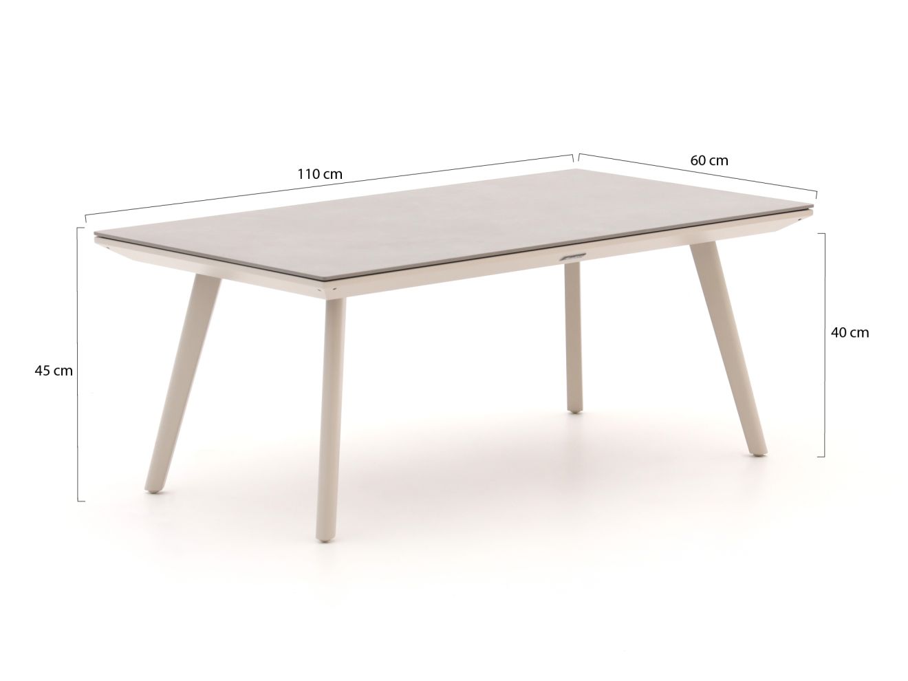 Manifesto Valsecca Loungetisch 110x60x45 cm günstig online kaufen