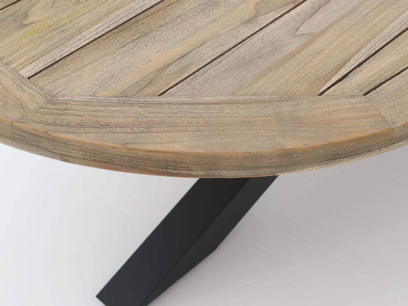 ROUGH-Y Ellips Gartentisch 280x130 cm Grau  Rabatt: 20 %