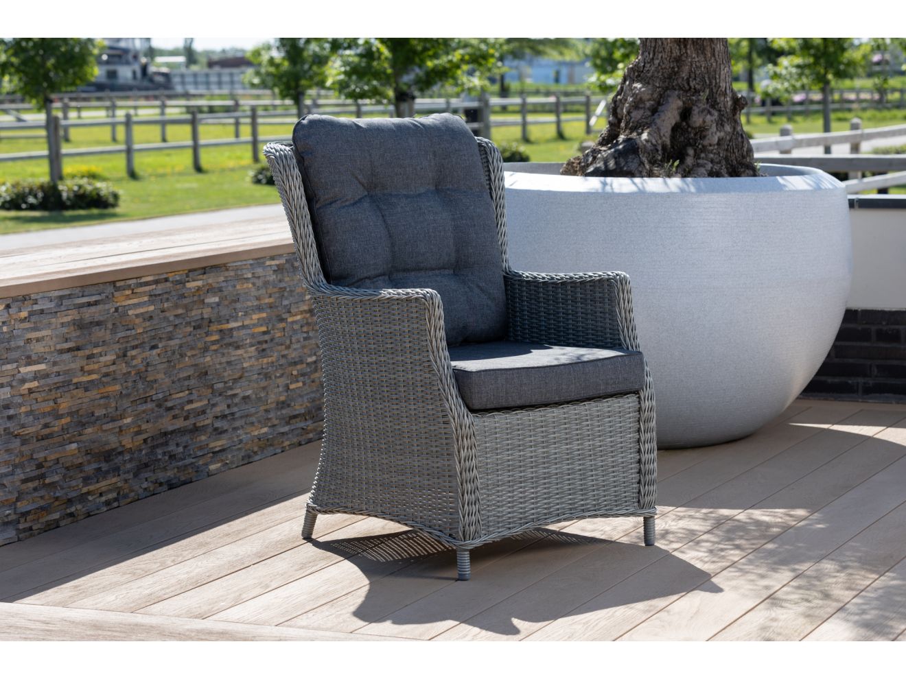 Intenso Milano/ROUGH-Y Ellips 200 cm Gartenmӧbel-Set 5-teilig Grau  Rabatt: 32 %