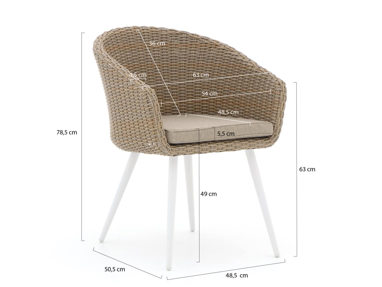 Manifesto Veruno/ROUGH-Y ø150 cm Gartenmöbel-Set 7-teilig günstig online kaufen
