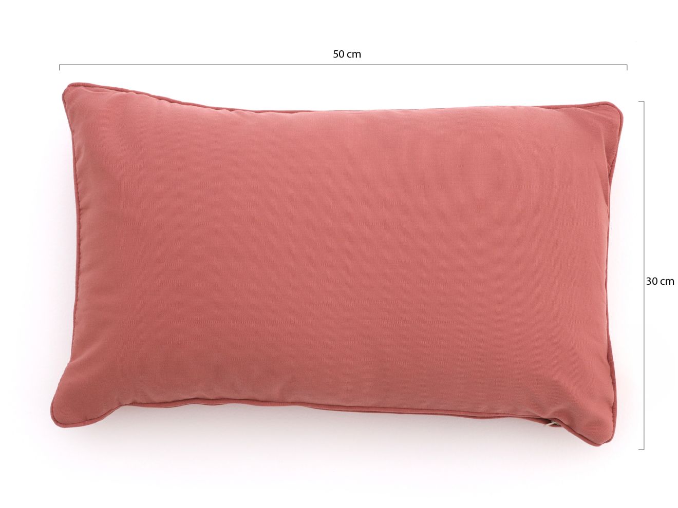 Lendenkissen 50x30 cm Rot/Pink 50x30cm
