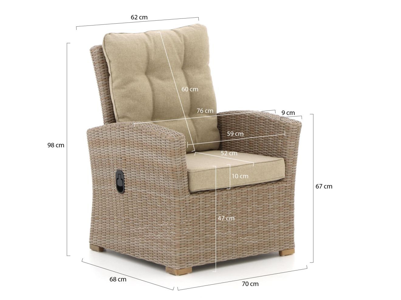 Intenso Mazzano/ROUGH-X 320 cm Lounge Gartenmöbel-Set 7-teilig verstellbar günstig online kaufen