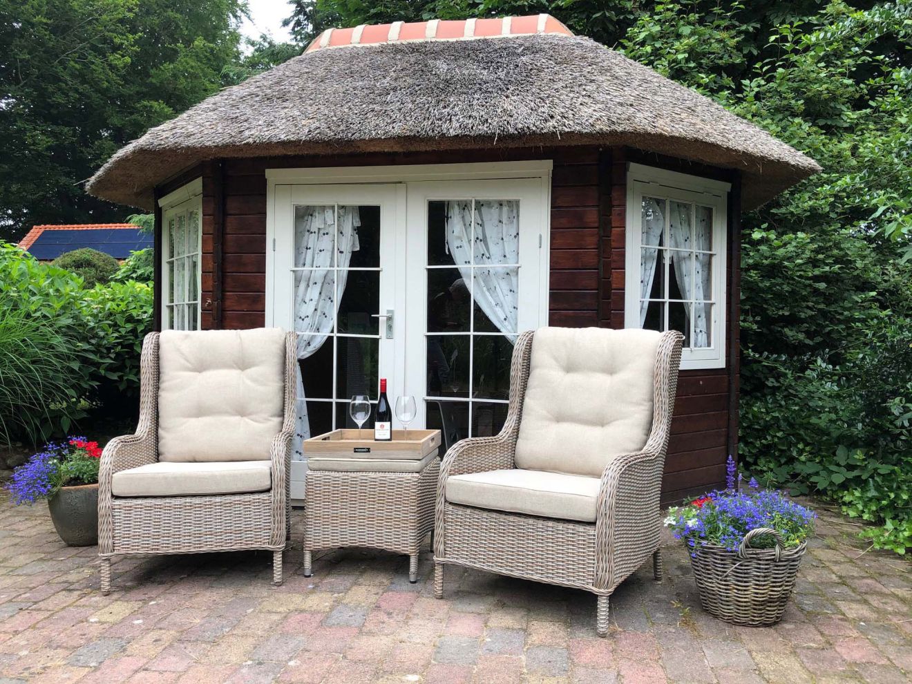 Intenso Fabrizi Gartenhocker Taupe Raba... Intenso Fabrizi Gartenhocker Taupe Raba...